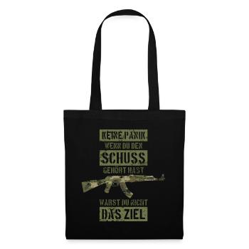 SOLDAT BUNDESWEHR BUND MG MASCHINENGEWEHR - Stoffbeutel - Schwarz - Vorne
