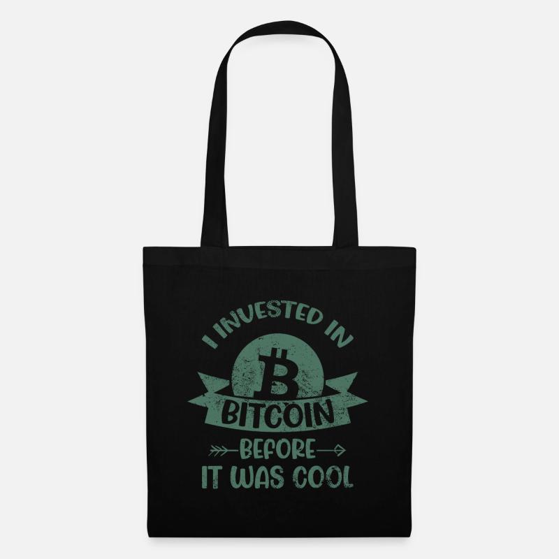 Bitcoin - Stoffbeutel - Schwarz