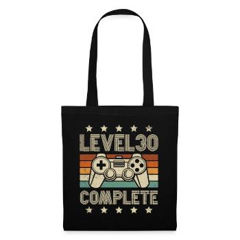 30 ans Retro Gaming 30 cadeau d’anniversaire - Sac en tissu - noir - Devant
