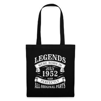 Juillet 1952 - Cadeau du 70e anniversaire. Génial. - Sac en tissu - noir - Devant