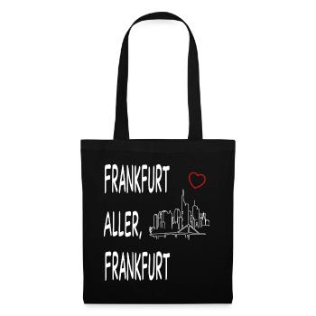 FRANKFURT ALLER FRANKFURT - Stoffbeutel - Schwarz - Vorne