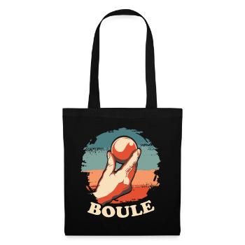 Boules de boule pour Bouler Boccia Jeu Botcha Boule - Sac en tissu - noir - Devant