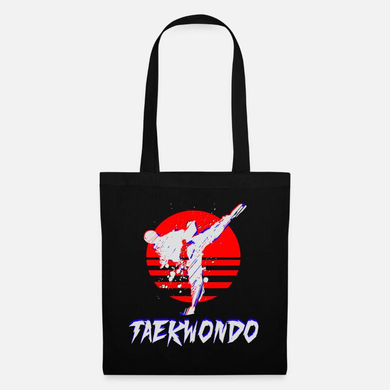 Taekwondo - Stoffbeutel - Schwarz