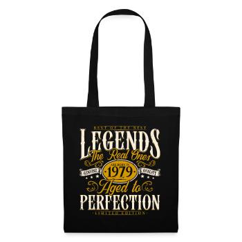 1979 Vintage Born Legends Cadeau d’anniversaire - Sac en tissu - noir - Devant