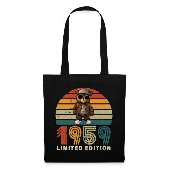 Limited Edition 1959 Birthday Vintage Retro - Tote Bag - black - Front