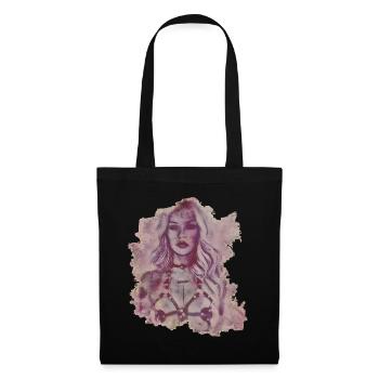 Sexy Girl Tattoo Ink BDSM Grunge T-Shirt - Tote Bag - black - Front