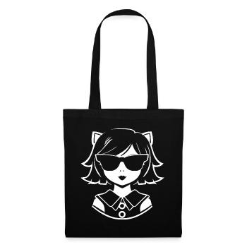 Cute Anime Girl Gothic Manga Fairytale Sunglasses - Tote Bag - black - Front