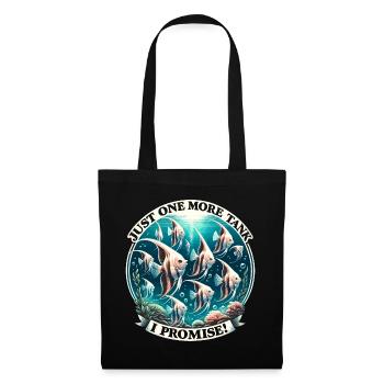 Aquarium Addiction, Aquarium Love, Angelfish - Tote Bag - black - Front