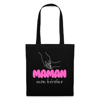 Gift - Mom My Heroine - Tote Bag - black - Front