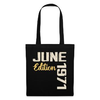 Né(e) en Juin 1971 Cadeau Juin 1971 Anniversaire - Sac en tissu - noir - Devant