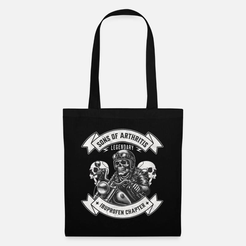 Sons of Arthritis Ibuprofen Chapter Biker - Stoffbeutel - Schwarz