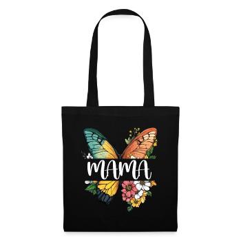 Mom Butterfly Flowers Best Mom Mother's Day - Tote Bag - black - Front