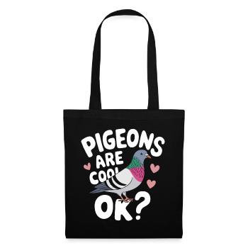 Pigeon Pigeons Animal Bird - Tote Bag - black - Front