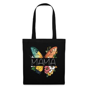 Mom Butterfly Flowers Best Mom Mother's Day - Tote Bag - black - Front