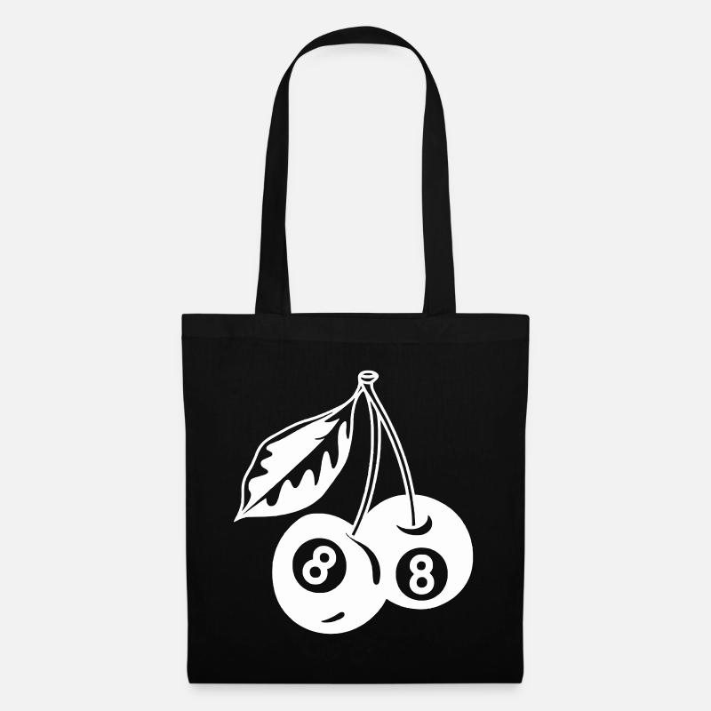 8-Ball Cherries Creative Minimalist - Tote Bag - black