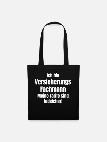 Versicherungsfachmann - Stoffbeutel - Schwarz