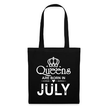 Queens Are Born in July - Tote Bag - black - Front