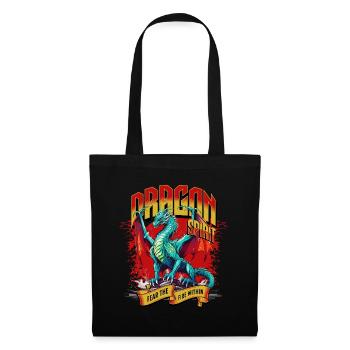Dragon Fantasy Magic Mysticism Mythology Creature - Tote Bag - black - Front