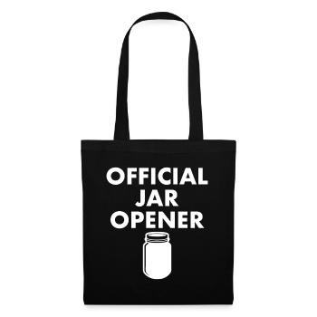 Official Jar Opener - Tote Bag - black - Front