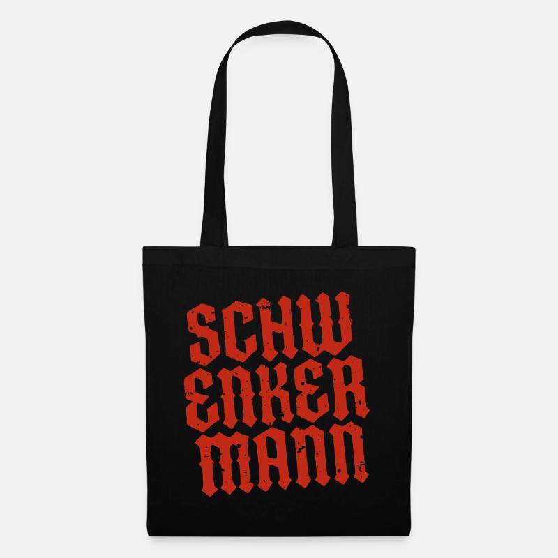 Schwenkermann Logo - Stoffbeutel - Schwarz