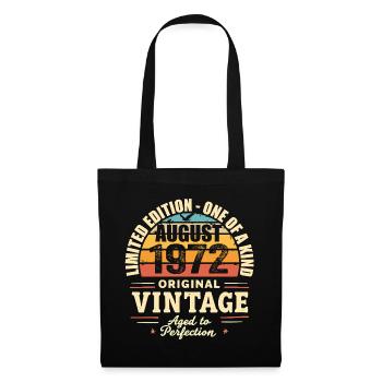 August 1972 Birthday August 1972 - August 1972 - Tote Bag - black - Front