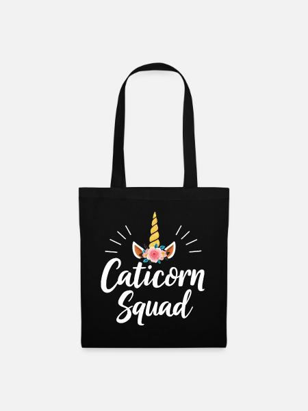 Caticorn Squad - Stoffbeutel - Schwarz