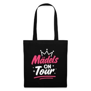 Mädels on Tour Mädelsabend Mallorca Party - Stoffbeutel - Schwarz - Vorne