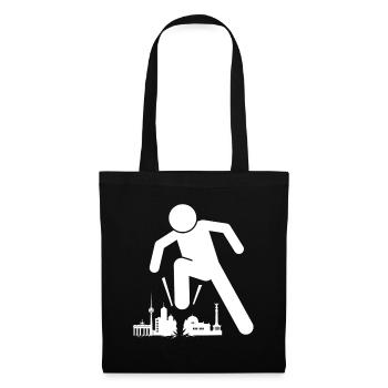 Berlin is ugly skyline - Tote Bag - black - Front