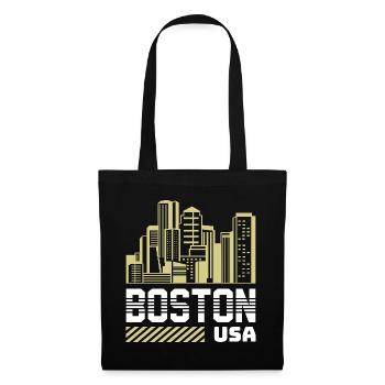 T-shirt de la Fierté de Boston City - Sac en tissu - noir - Devant