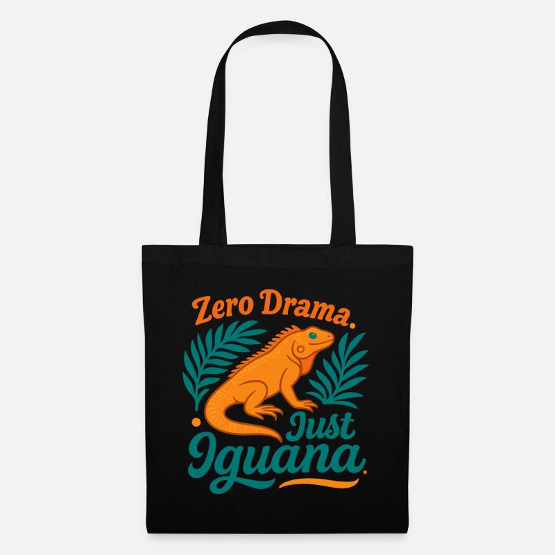 Zero Drama Iguana - Tote Bag - black