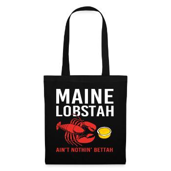Écrevisses Fruits de mer Homard du Maine Homard - Sac en tissu - noir - Devant