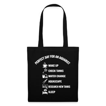 Aquarium Day For An Aquarist Fish Tank - Tote Bag - black - Front