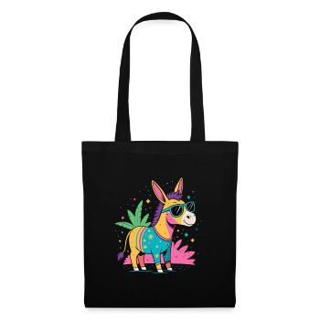 Eselfestliche Regenbogensonnenbrille - Stoffbeutel - Schwarz - Vorne