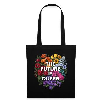 Mois de la fierté LGBTQ - L’avenir est queer - Sac en tissu - noir - Devant