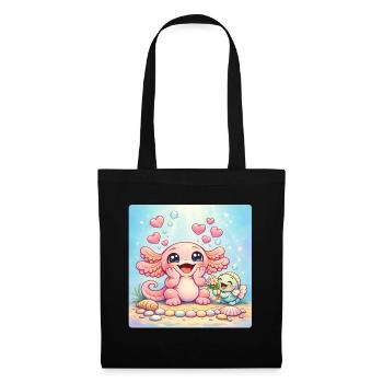 La douce amitié des créatures marines - Sac en tissu - noir - Devant