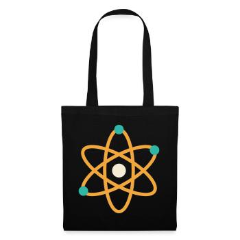 Atom - Physics Chemistry Science Nerd Teacher - Tote Bag - black - Front