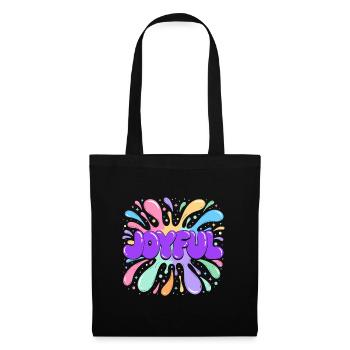 Explosion Joyeuse Couleurs violet - Tote Bag - black - Front