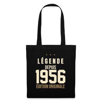 Légende Depuis 1956 - Édition Originale Vintage - Sac en tissu - noir - Devant