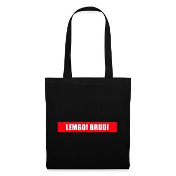 Lemgo! Brudi - Stoffbeutel - Schwarz - Vorne