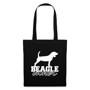 Beagle owner Hund Dog Beagle Besitzer - Tote Bag - black - Front