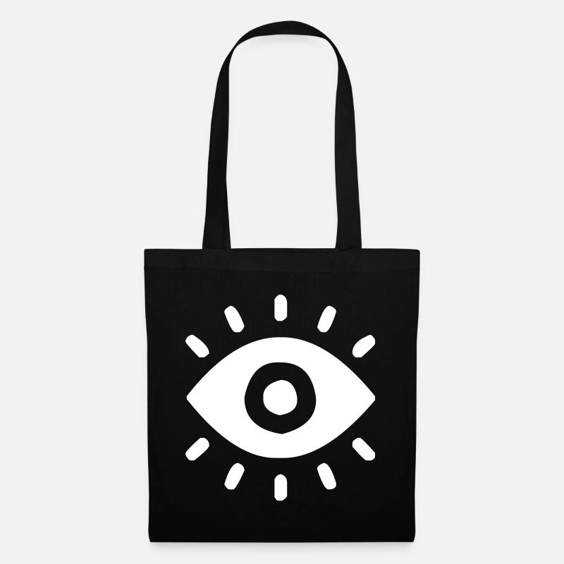 Oeil oeil - Sac en tissu - noir