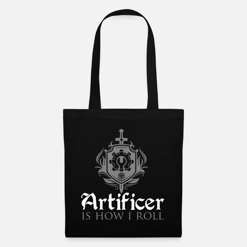 RPG-Spiele Artificer ist, wie ich rolle - Stoffbeutel - Schwarz