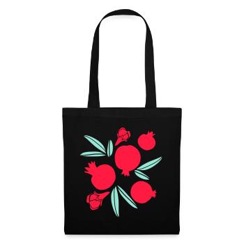 Pomegranates fruit - Tote Bag - black - Front