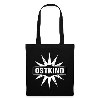 Ostkind Ossi DDR Kind - Stoffbeutel - Schwarz - Vorne