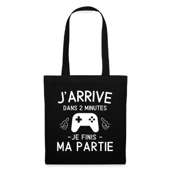 jeux vidéo, console de jeux, fan de jeux vidéo - Sac en tissu - noir - Devant