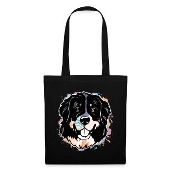 Bouvier bernois - Sac en tissu - noir - Devant