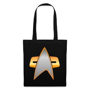 Star Trek Voyager Crew Logo - Sac en tissu - noir - Devant