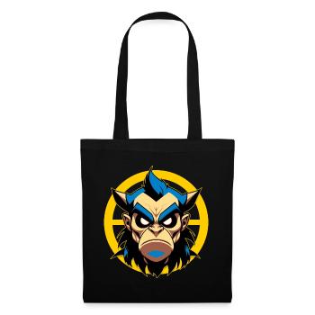 Evil man with horns - Tote Bag - black - Front