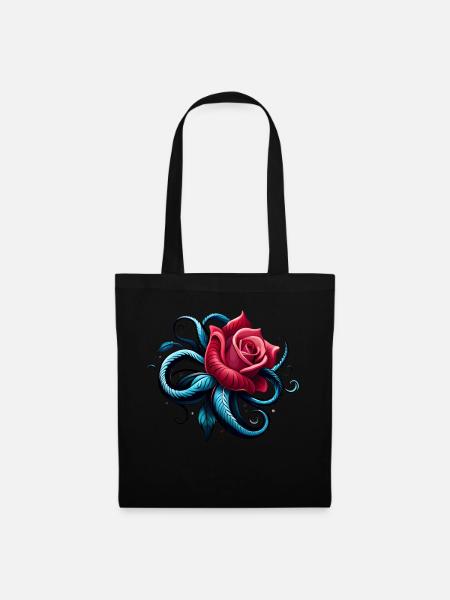 ROSE Tatoo - Stoffbeutel - Schwarz