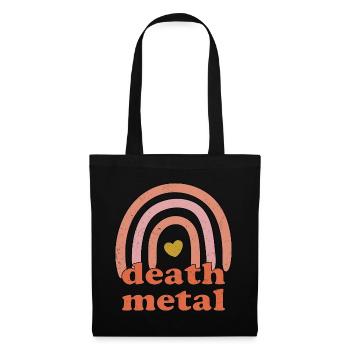 Lustiger Death Metal Sarkastischer Metal Metalhead - Stoffbeutel - Schwarz - Vorne